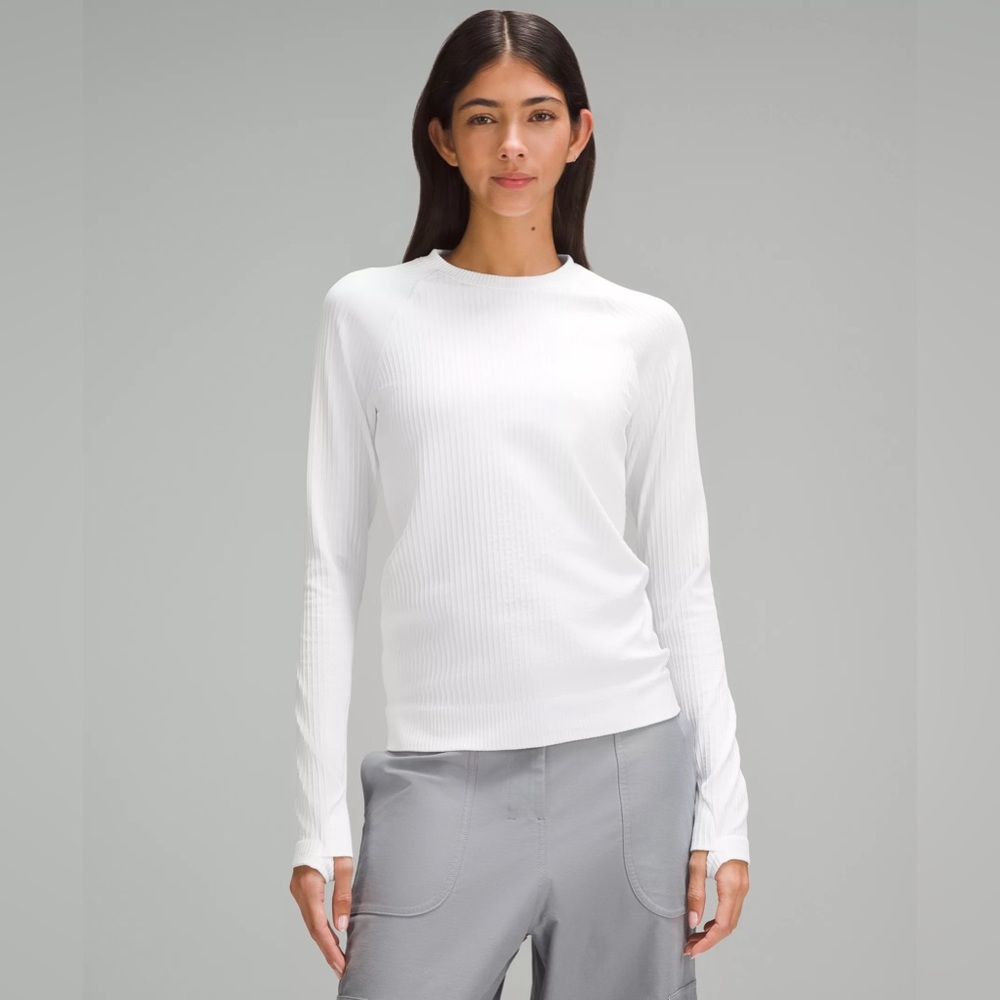 Lululemon Rulu Ribbed Long Sleeve Top